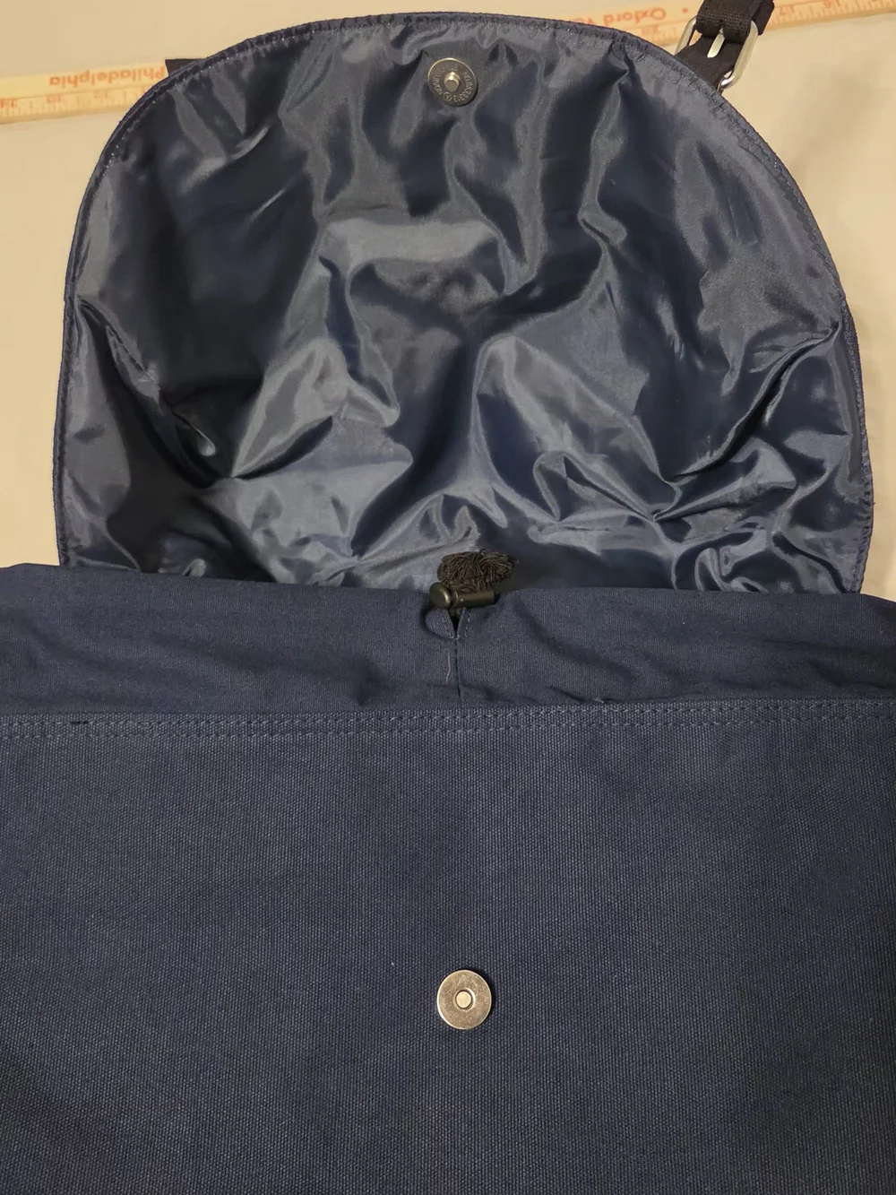 Polo Ralph Lauren Fragrances Navy Canvas Backpack GWP Logo Varsity RARE